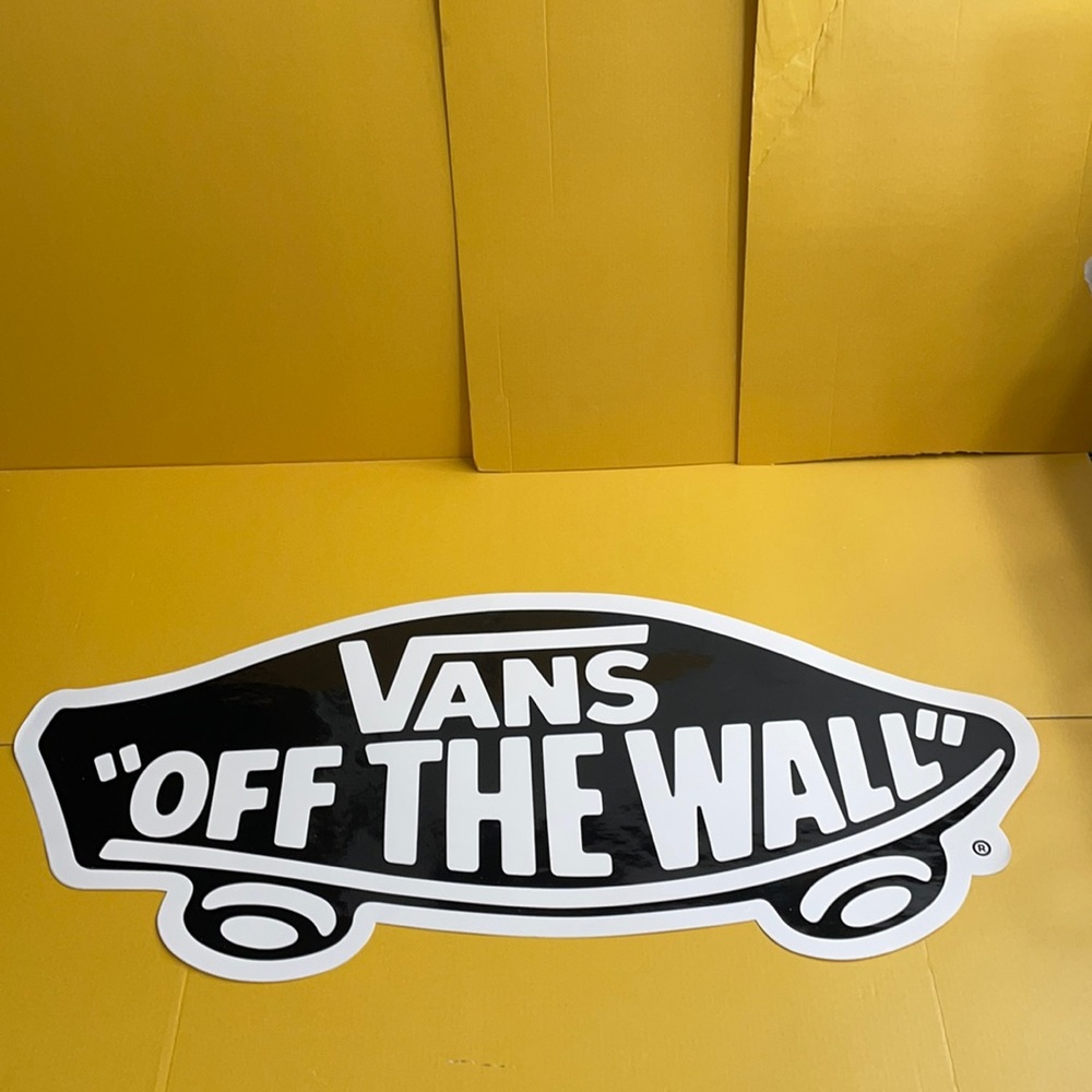 Vans exclusive Classic off The wall 21 inches long decal sticker skate b…